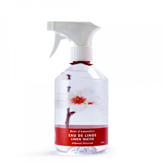 Eau de linge vaporisateur - Fleur d'amandier (500 ml)